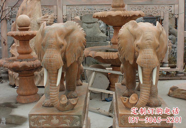 辽阳精美制作,经典无双的大象雕塑