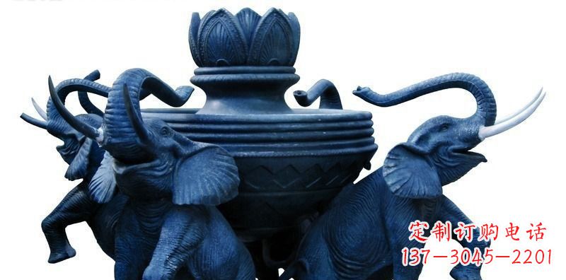 辽阳中领雕塑:艺术大象铜雕