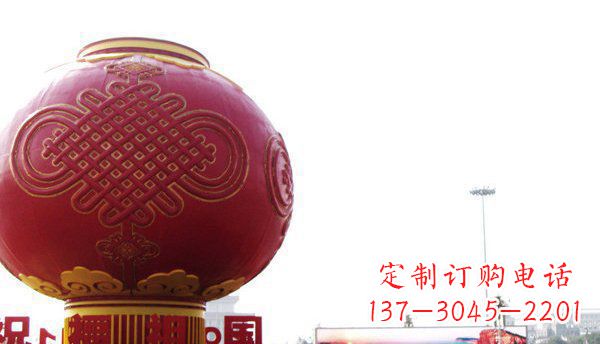 辽阳广场灯笼不锈钢雕塑