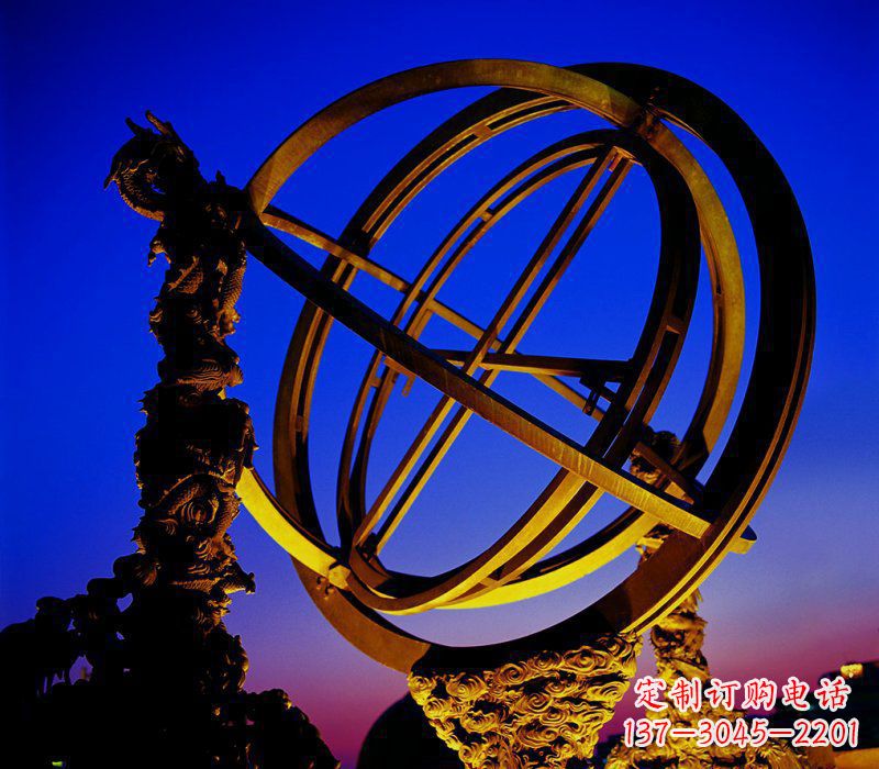 辽阳浑天仪雕塑——精准把握古代天文文化