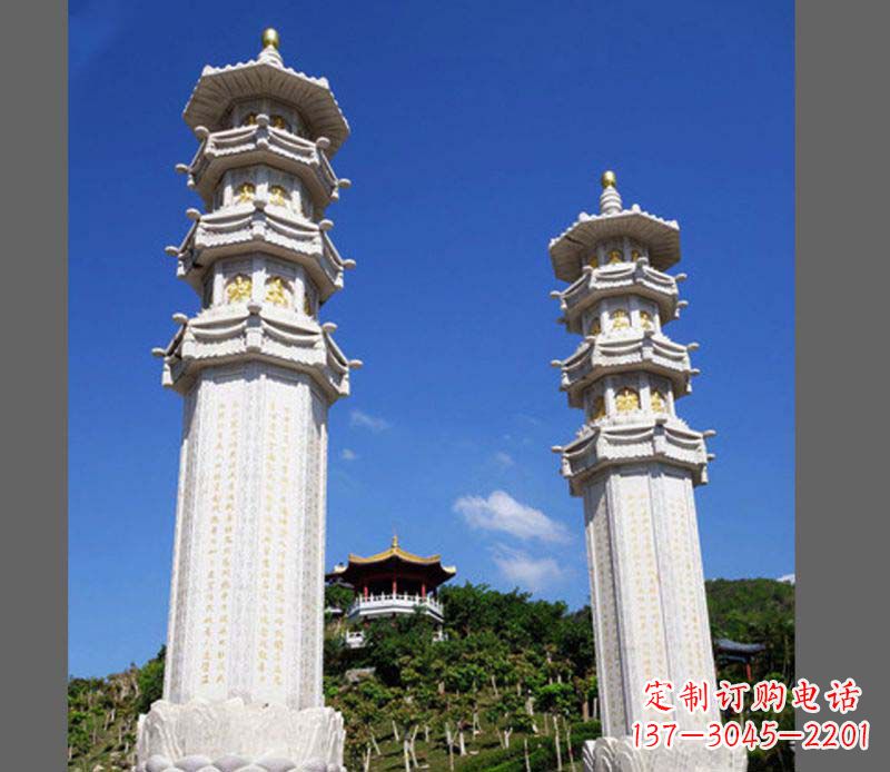 辽阳中领雕塑宝塔大理石石雕创新艺术
