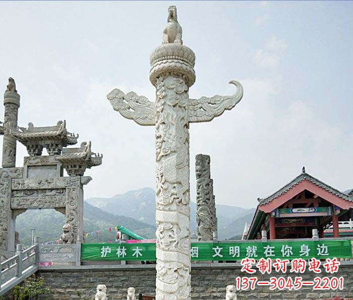 辽阳广场景观大理石华表石雕