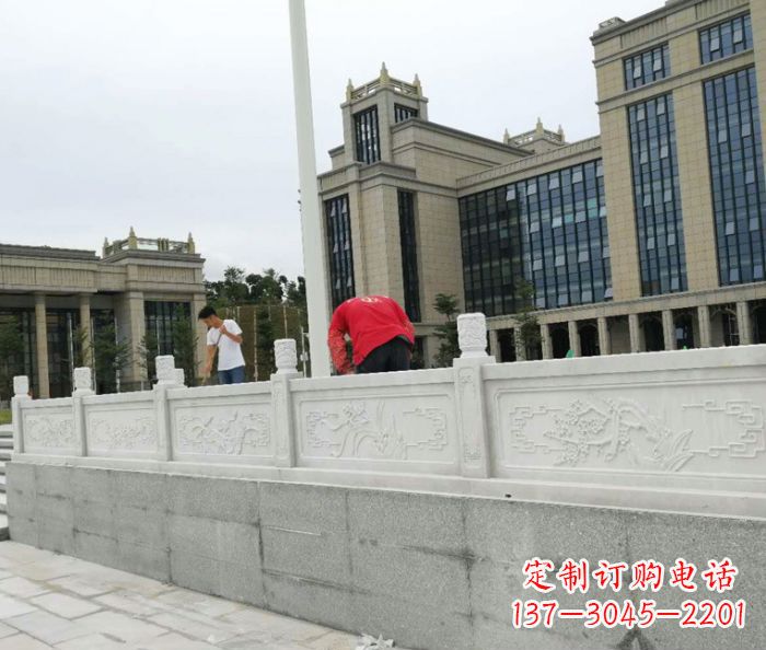 辽阳广场景观大理石栏板雕塑 (2)