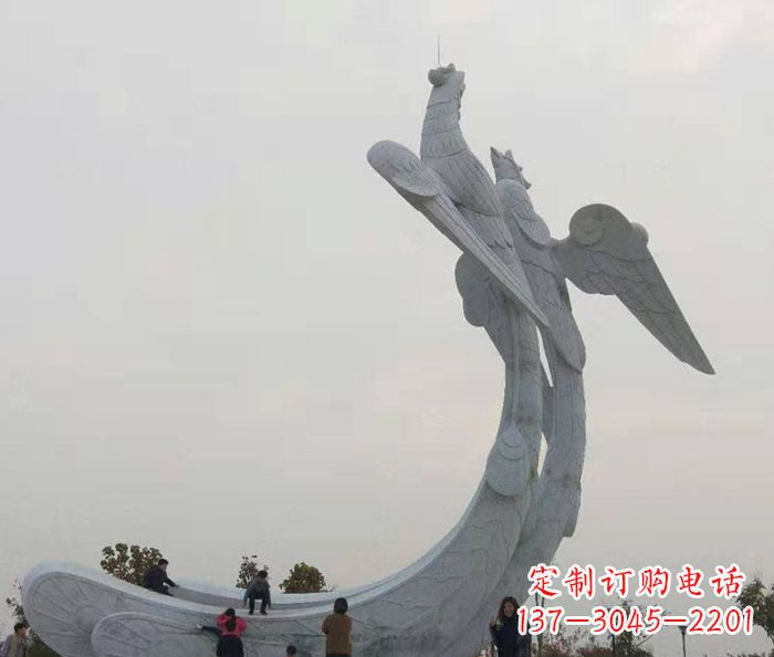 辽阳广场景观凤凰石雕