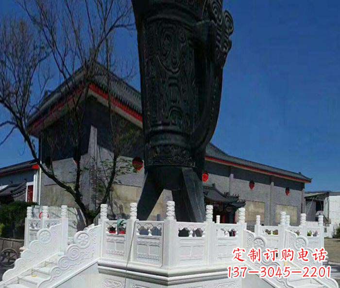 辽阳广场景观汉白玉升旗台石雕