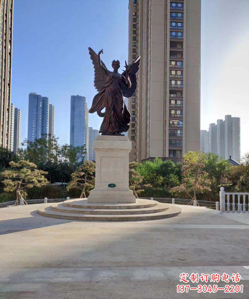 辽阳广场女神铜雕