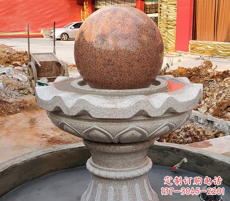 辽阳广场喷泉石雕