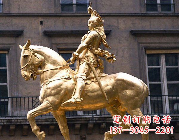 辽阳中领雕塑:高端骑马凯撒雕塑