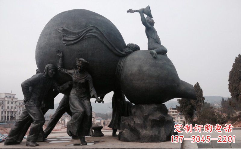 辽阳皇家感觉,海量葫芦雕塑,满足你的高端定制需求