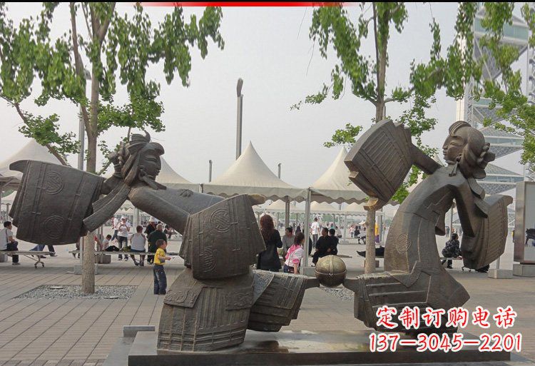 辽阳广场铜雕跳舞美女人物雕塑