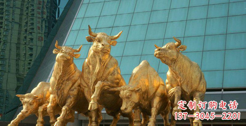 辽阳五牛铜雕,装点你的家居空间