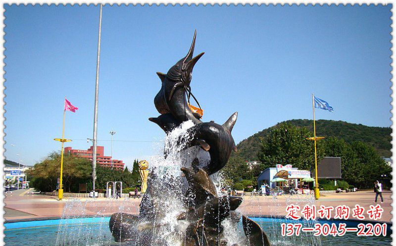 辽阳铜雕喷泉，引领美观大气