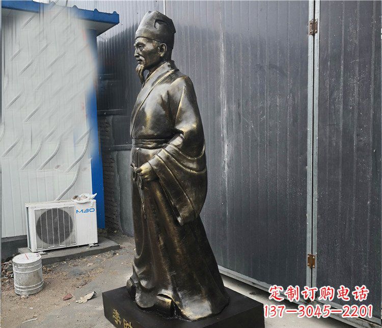 辽阳广场铸铜李时珍医学者雕塑
