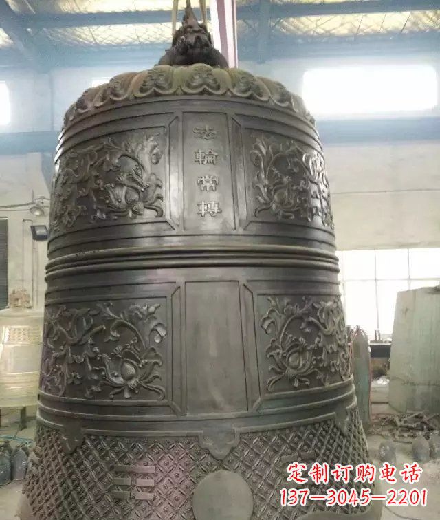 辽阳国泰民安铜钟寺庙铜雕