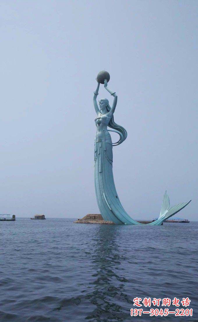 辽阳海洋美人鱼不锈钢雕塑