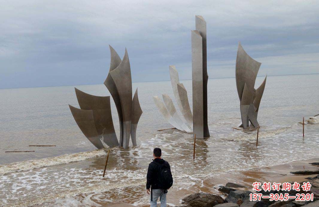 辽阳海洋船帆雕塑——送给宁静海滩的时刻