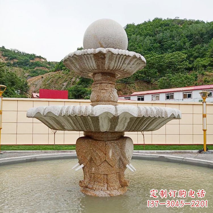辽阳海螺石雕喷泉