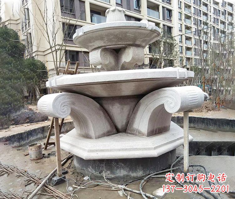 辽阳海马喷泉石雕
