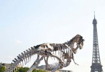辽阳精美不锈钢恐龙雕塑