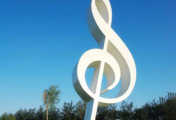 辽阳不锈钢音符雕塑，把音乐之美立起来