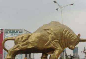 辽阳拓荒牛铜雕塑-充满历史气息的精美雕塑