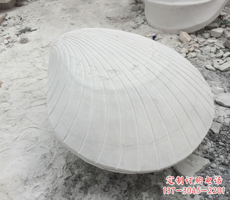 辽阳汉白玉贝壳石雕