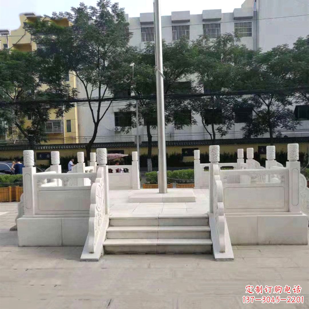 辽阳汉白玉公园园林广场升国旗台