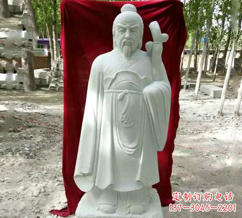辽阳汉白玉古代名医华佗雕塑
