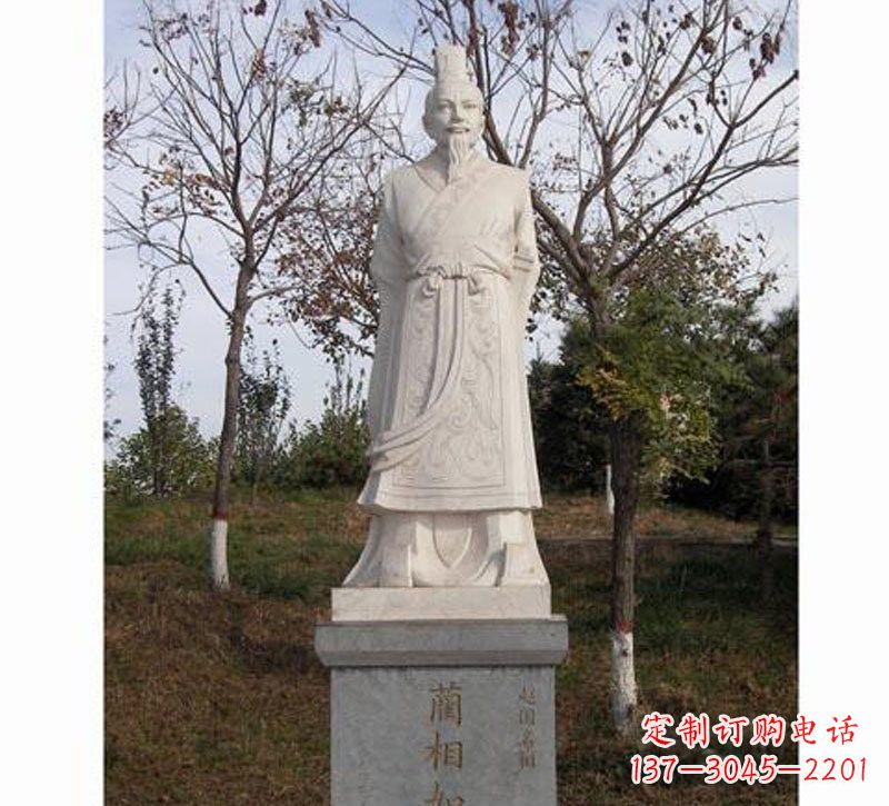 辽阳领雕塑:精致古代名人石雕