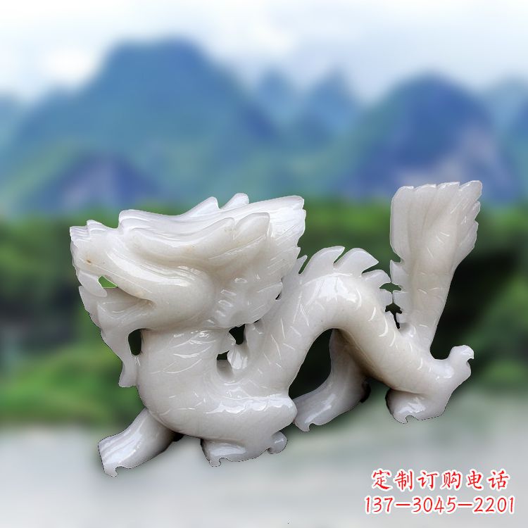 辽阳汉白玉龙雕塑饱含着中国传统文化的气息，是…