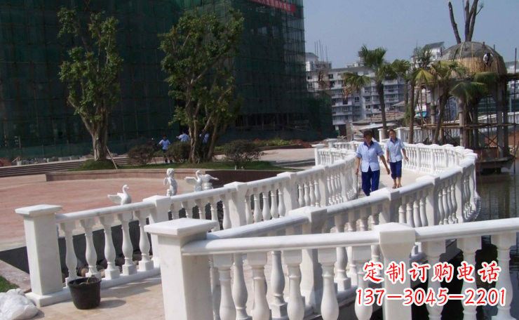 辽阳美轮美奂的汉白玉欧式栏杆雕塑