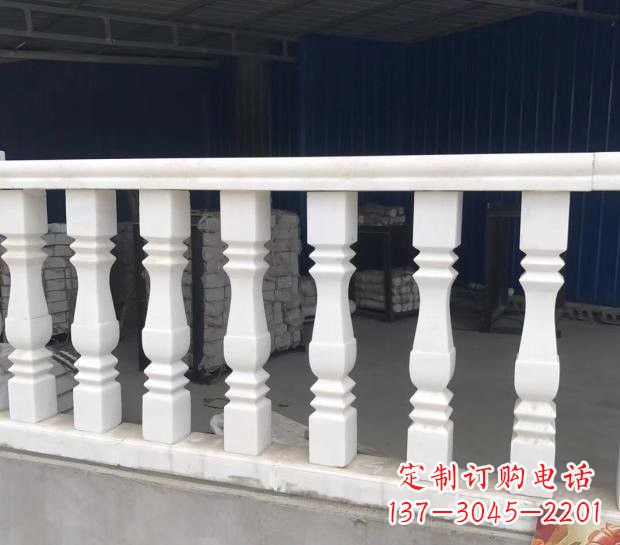 辽阳汉白玉欧式栏杆雕塑,精美绝伦