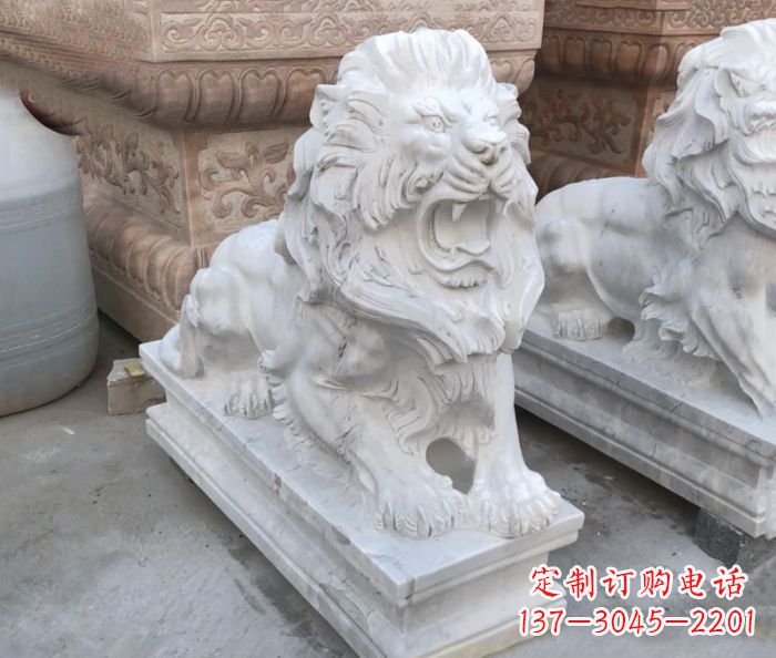 辽阳西洋狮子雕塑,装点家门口