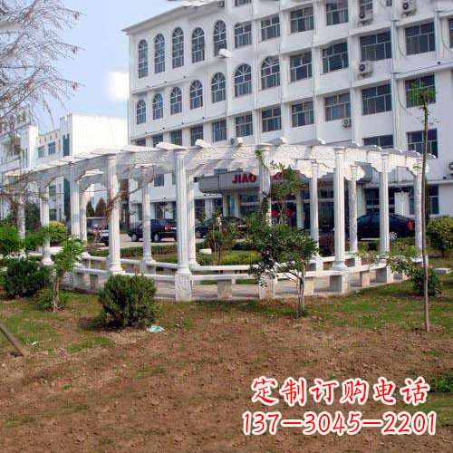 辽阳汉白玉雕花架,完美融合欧式石雕
