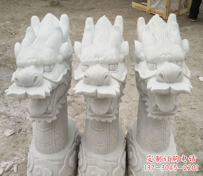 辽阳中领雕塑独特的玉喷水龙雕