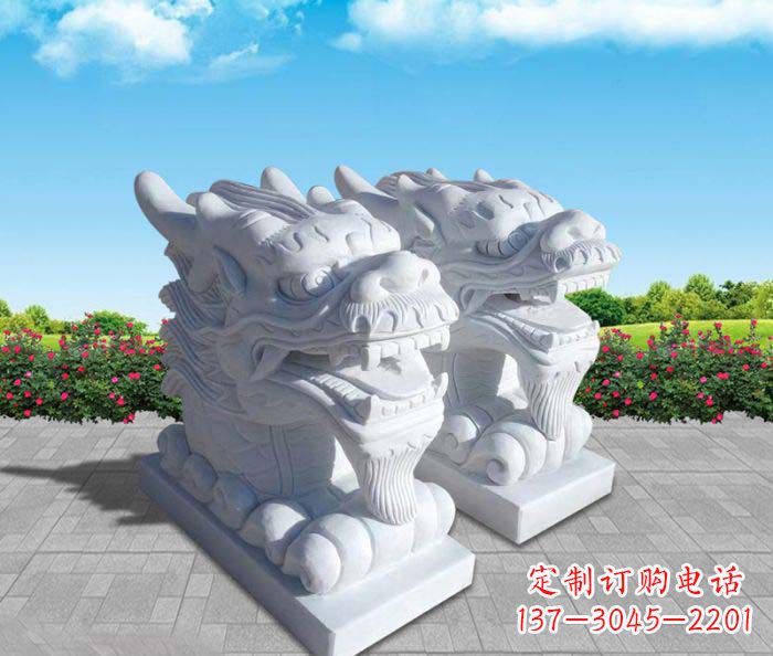 辽阳汉白玉喷泉石雕,点缀公园环境