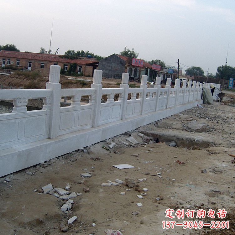 辽阳汉白玉石栏板雕塑---精湛工艺,细腻精美
