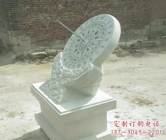 辽阳精美绝伦的汉白玉日晷石雕