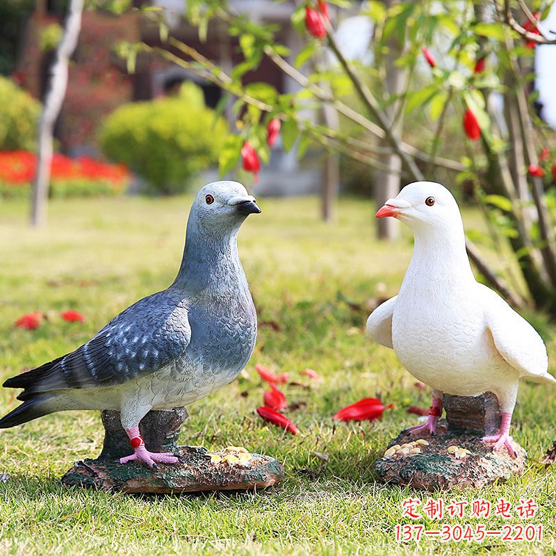 辽阳和平鸽橄榄枝的雕塑