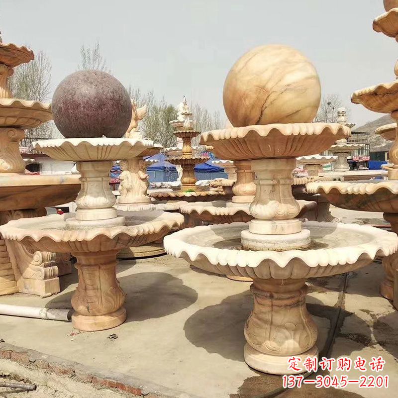 辽阳河北石雕风水球喷泉,给您无与伦比的美景