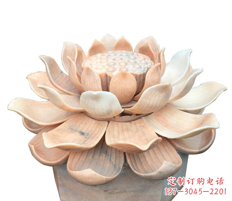 辽阳荷花石雕,让您的家居更有特色