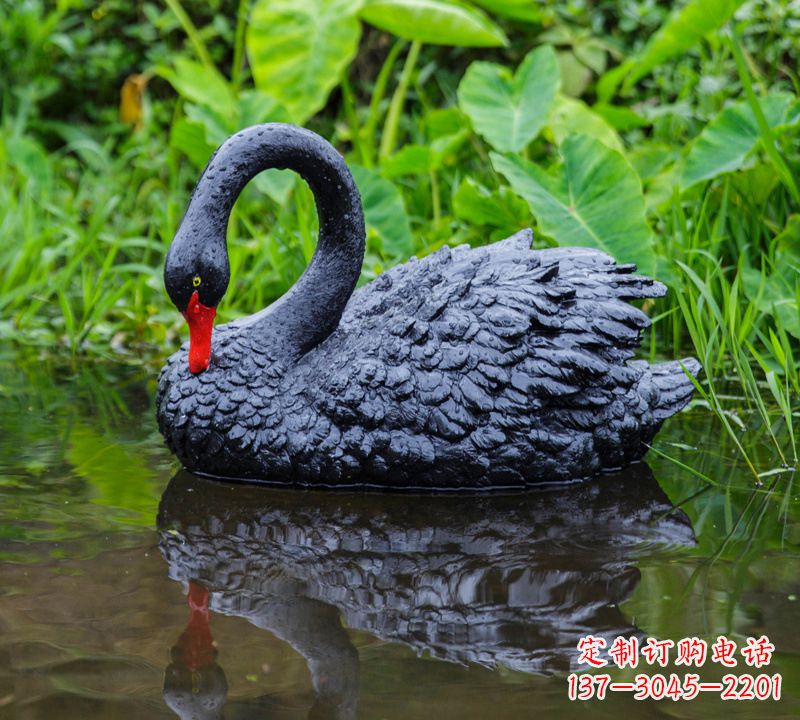 辽阳优美雕塑,精致天鹅雕塑