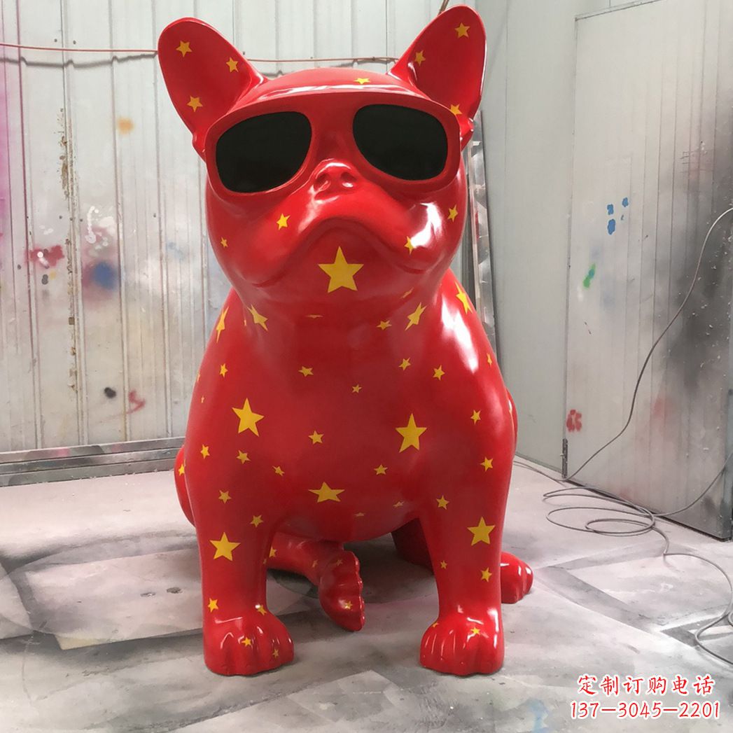 辽阳玻璃钢材质精致的生肖雕塑