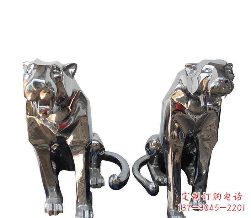 辽阳户外豹子雕塑