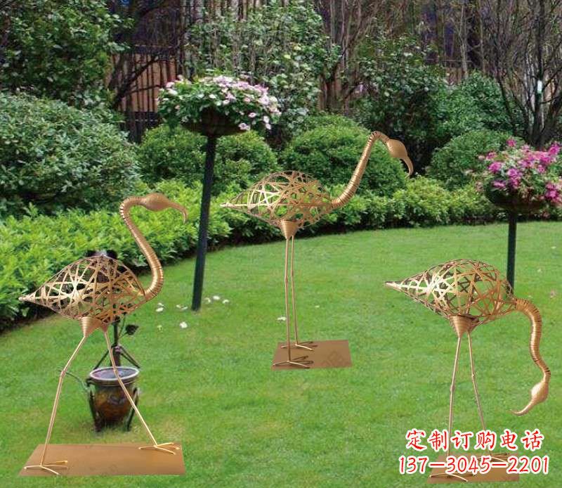 辽阳户外火烈鸟雕塑