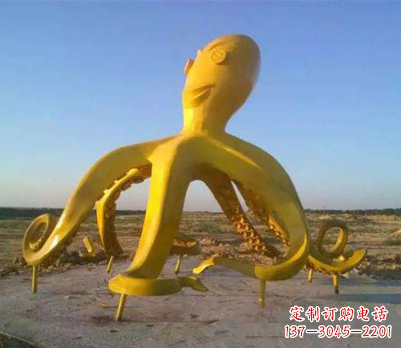 辽阳新颖别致的章鱼雕塑
