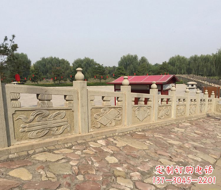 辽阳护城河大理石栏板雕塑