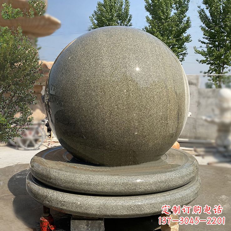 辽阳中领雕塑的花岗岩风水球雕塑是一种独特而优…