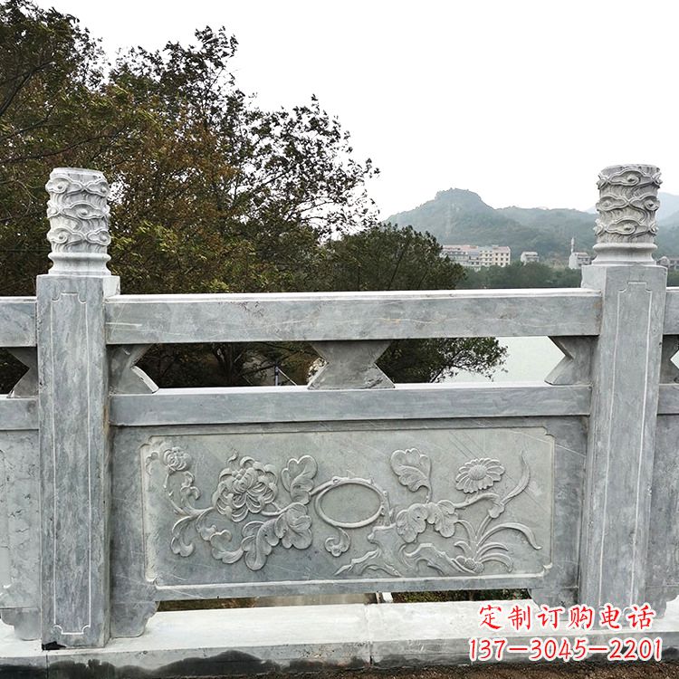 辽阳花岗岩石雕栏板,美轮美奂