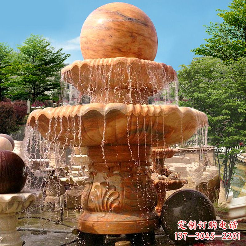 辽阳花岗岩石雕塑风水球,汇聚优雅与高贵